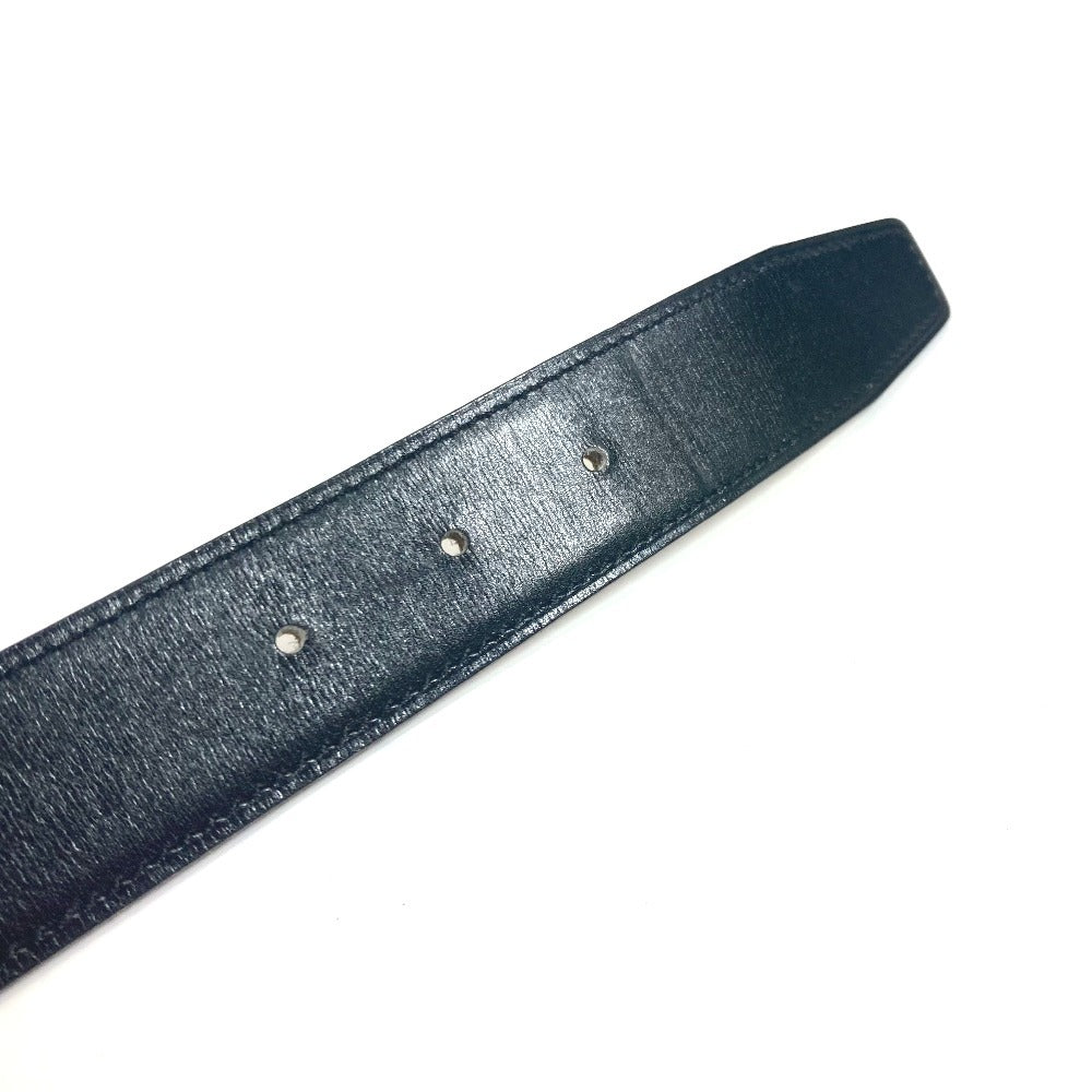 HERMES Hベルト バックルベルト アクセサリー ベルト エプソン レディース ブラック×ゴールド - brandshop-reference