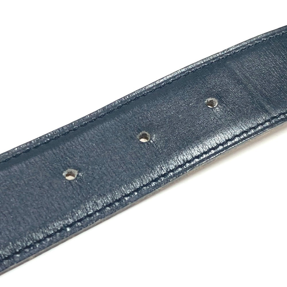 HERMES Hベルト バックルベルト アクセサリー ベルト エプソン レディース ブラック×ゴールド - brandshop-reference