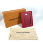 LOUIS VUITTON R97893 LVロゴ カードゥル フォトアンリ MM 写真立て フォトスタンド フォトフレーム レザー ユニセックス レッド - brandshop-reference