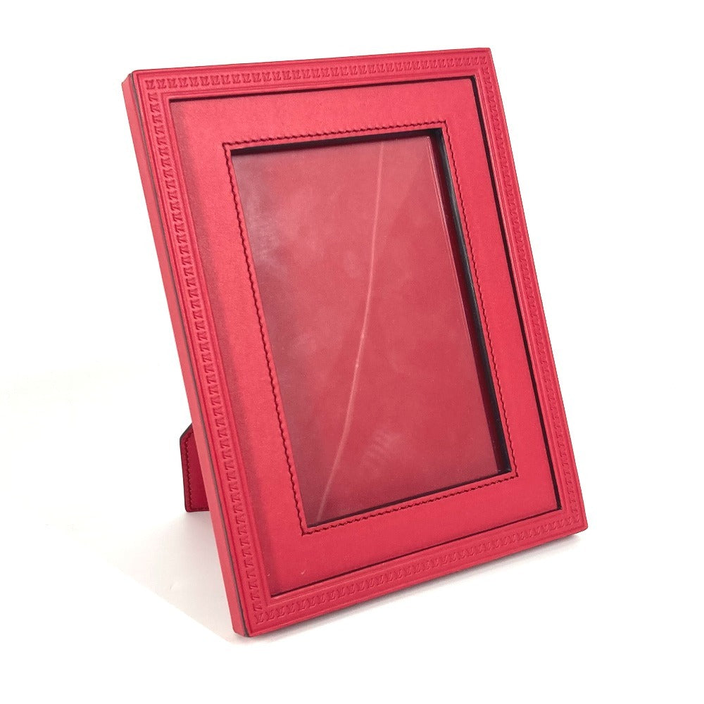 LOUIS VUITTON R97893 LVロゴ カードゥル フォトアンリ MM 写真立て フォトスタンド フォトフレーム レザー ユニセックス レッド - brandshop-reference