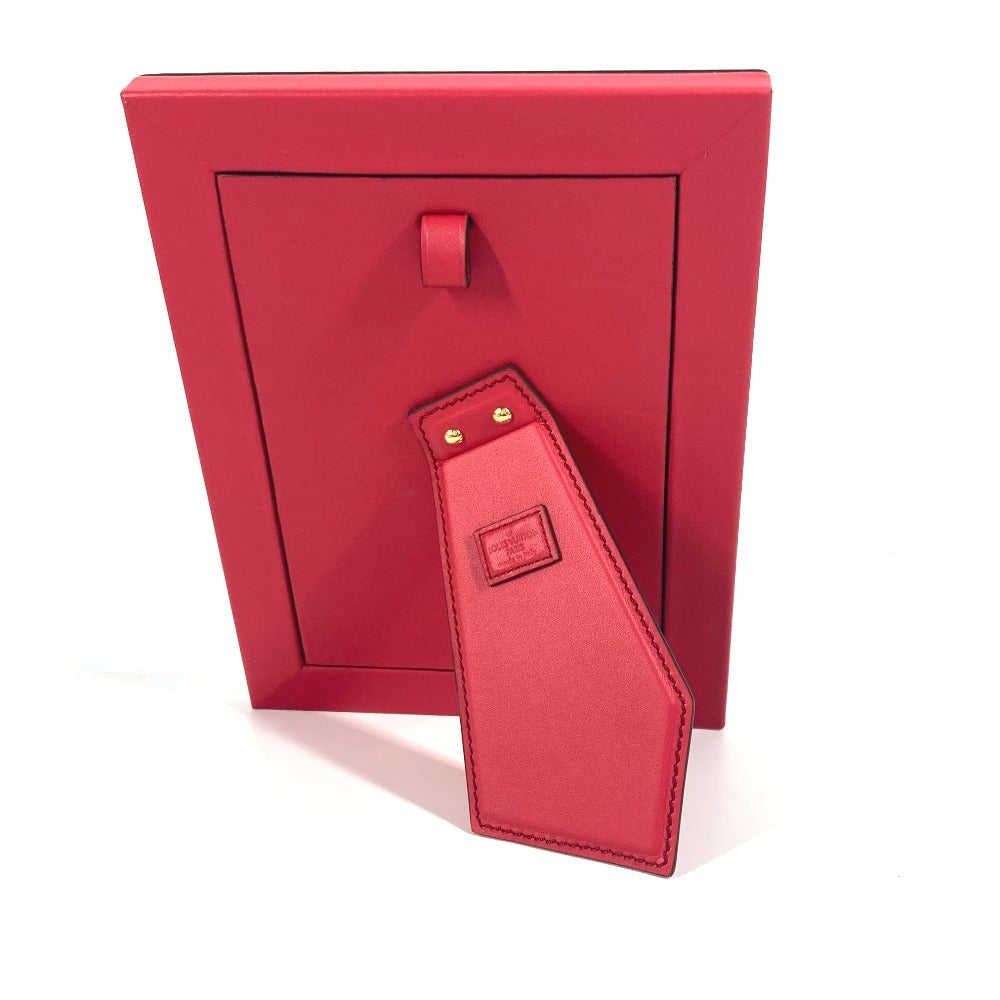 LOUIS VUITTON R97893 LVロゴ カードゥル フォトアンリ MM 写真立て フォトスタンド フォトフレーム レザー ユニセックス レッド - brandshop-reference