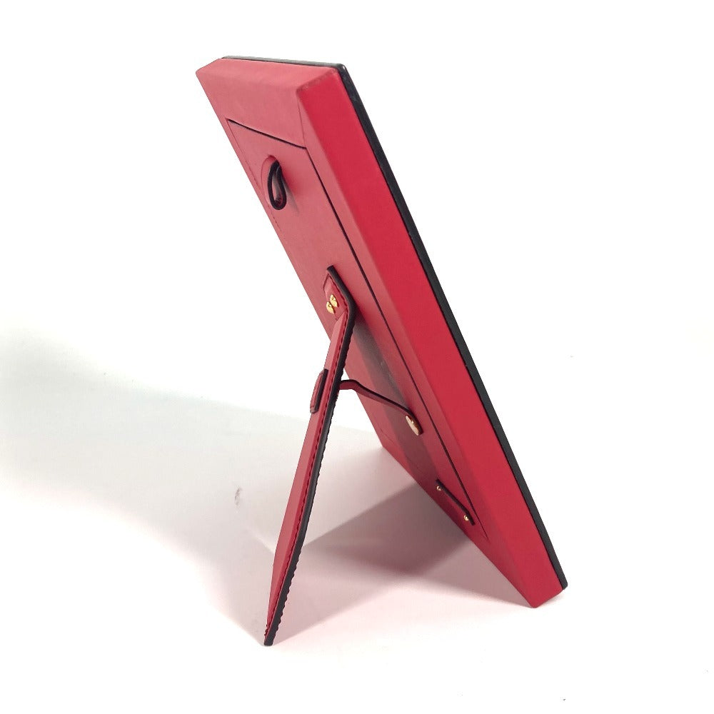 LOUIS VUITTON R97893 LVロゴ カードゥル フォトアンリ MM 写真立て フォトスタンド フォトフレーム レザー ユニセックス レッド - brandshop-reference