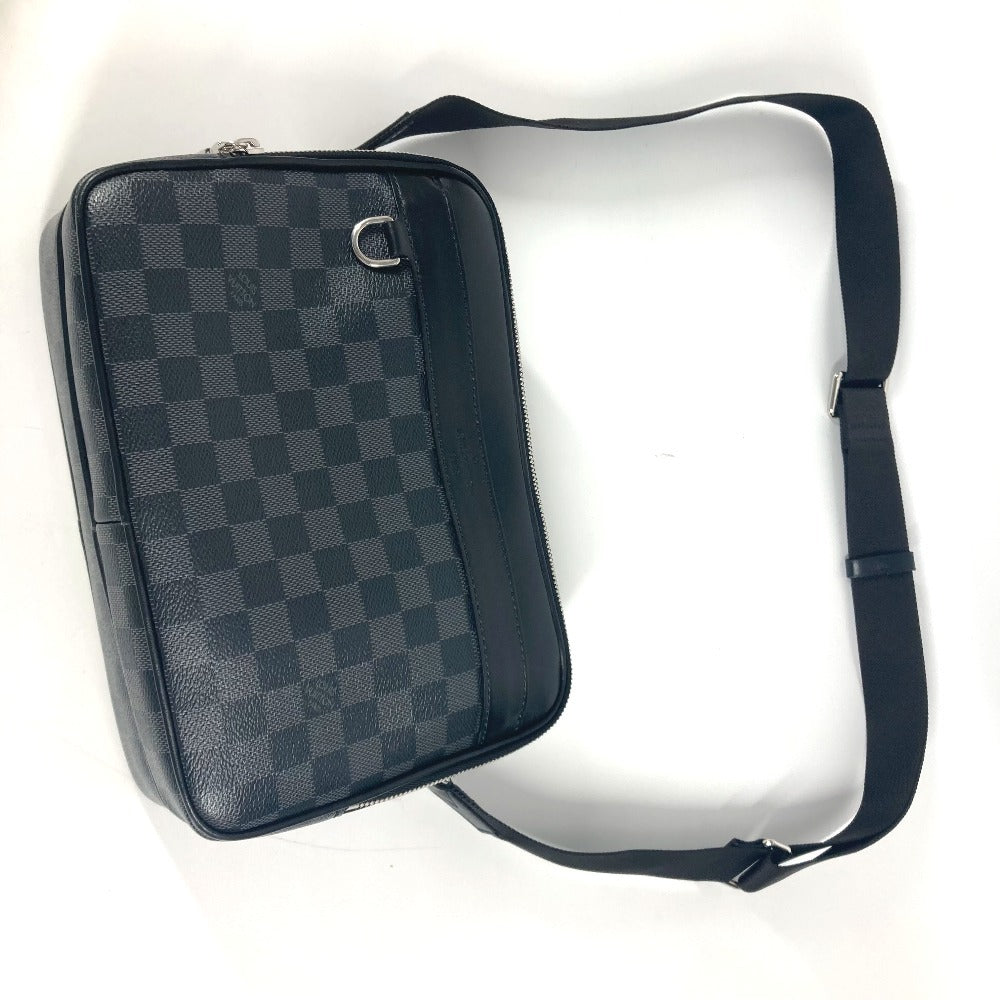 LOUIS VUITTON N40087 ダミエグラフィット トロカデロ 斜め掛け ショルダーバッグ ダミエグラフィットキャンバス ユニセックス ブラック - brandshop-reference