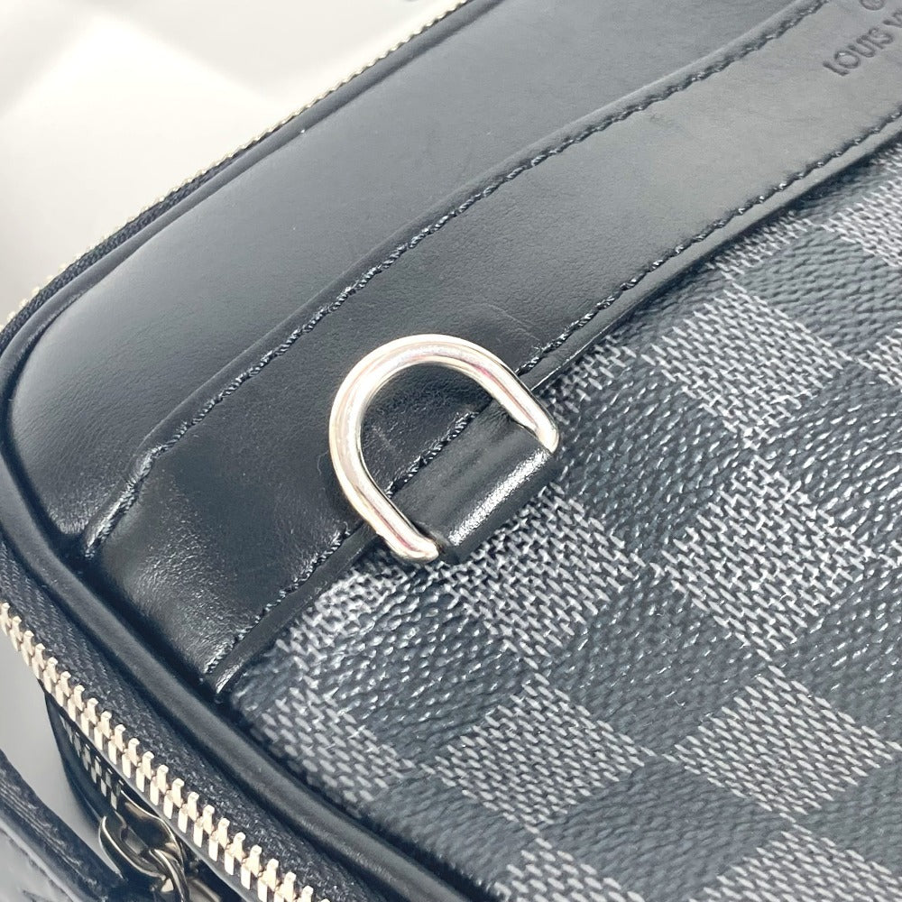 LOUIS VUITTON N40087 ダミエグラフィット トロカデロ 斜め掛け ショルダーバッグ ダミエグラフィットキャンバス ユニセックス ブラック - brandshop-reference