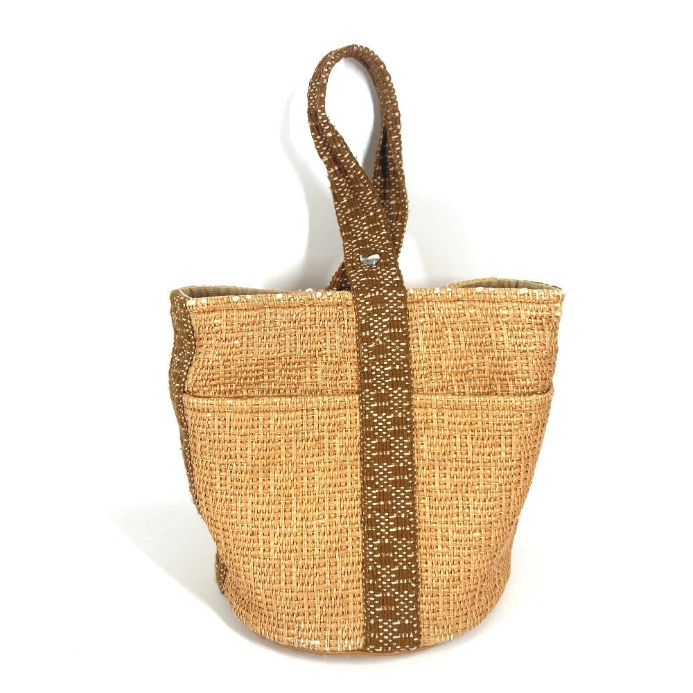 HERMES タム―ルMM カバン トートバッグ ハンドバッグ コットン ユニセックス ベージュ - brandshop-reference
