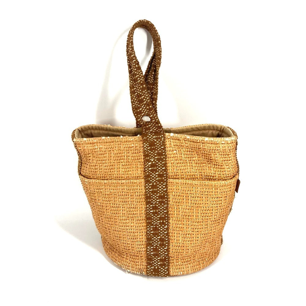 HERMES タム―ルMM カバン トートバッグ ハンドバッグ コットン ユニセックス ベージュ - brandshop-reference