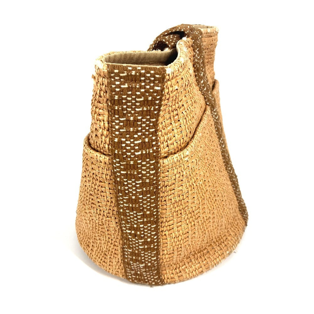 HERMES タム―ルMM カバン トートバッグ ハンドバッグ コットン ユニセックス ベージュ - brandshop-reference