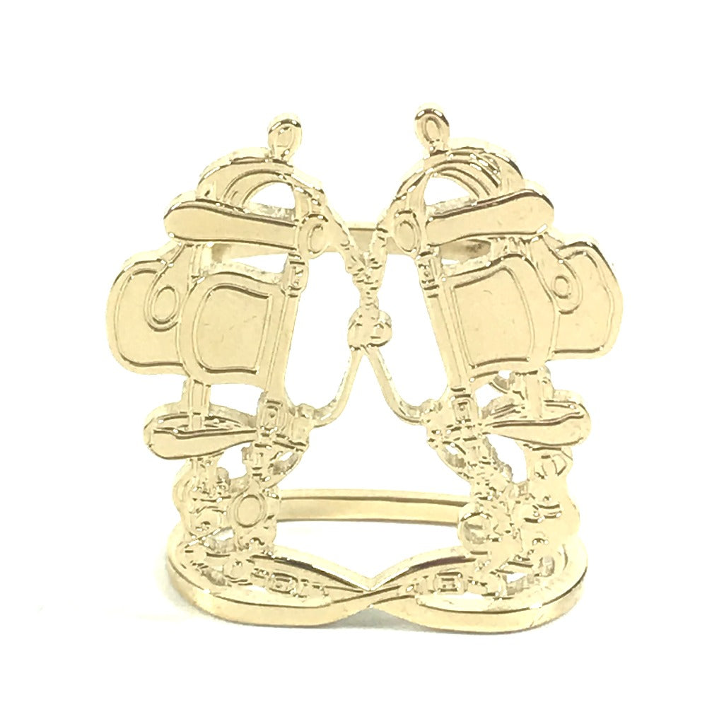 HERMES ブリッド・ドゥ・ガラ アクセサリー ファッション小物 スカーフリング メタル レディース ゴールド - brandshop-reference