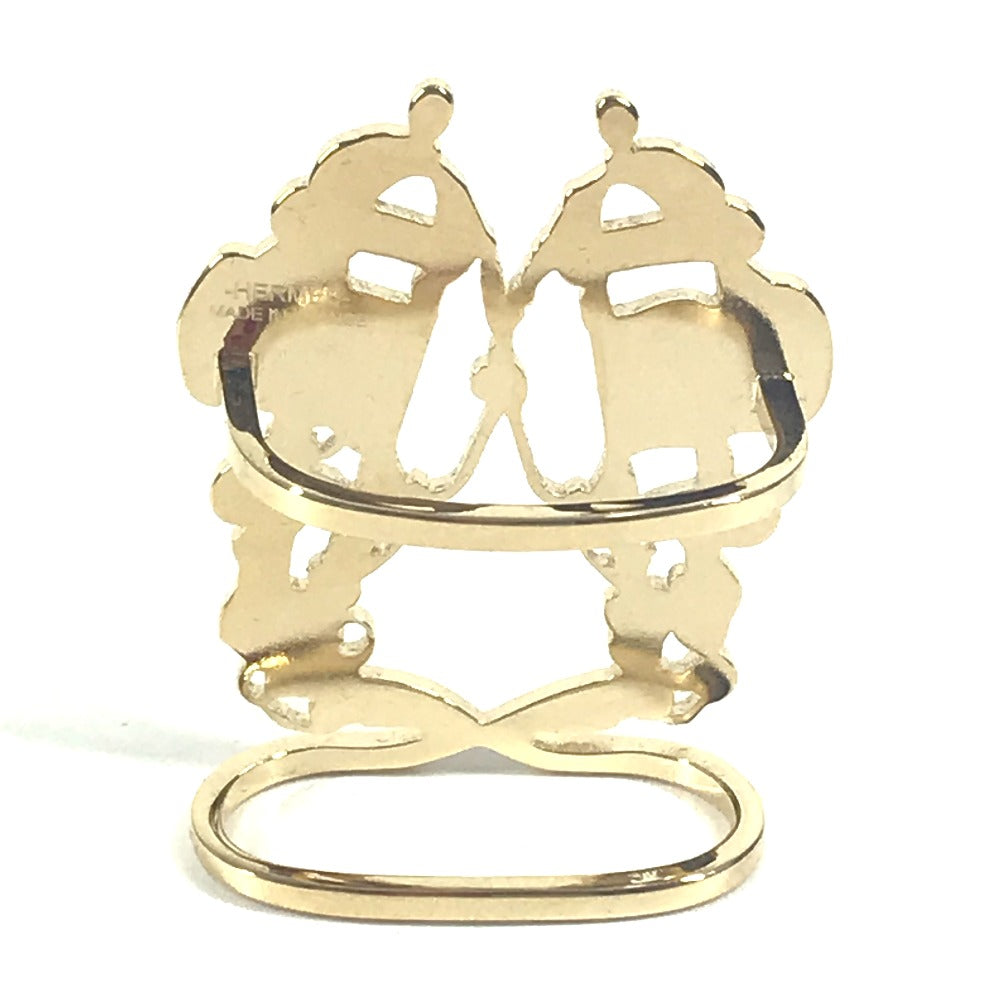 HERMES ブリッド・ドゥ・ガラ アクセサリー ファッション小物 スカーフリング メタル レディース ゴールド - brandshop-reference