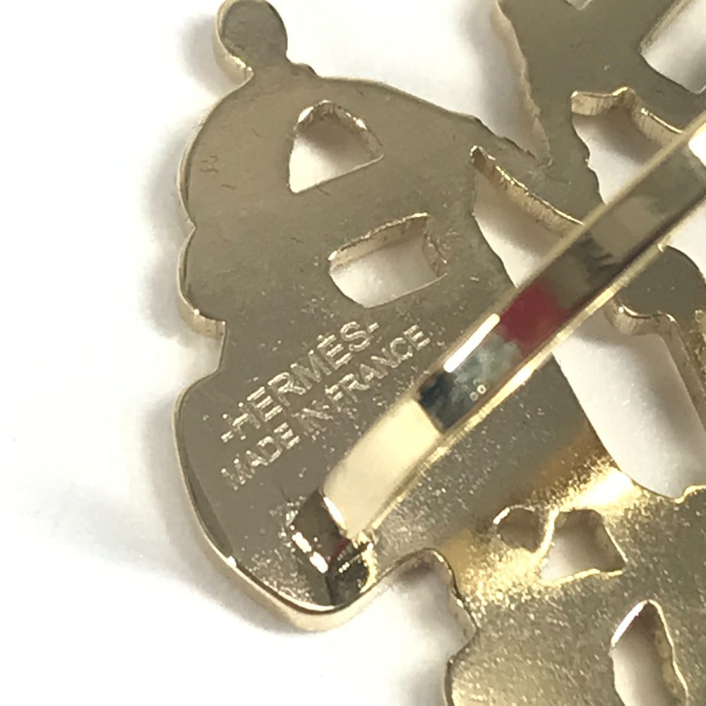HERMES ブリッド・ドゥ・ガラ アクセサリー ファッション小物 スカーフリング メタル レディース ゴールド - brandshop-reference