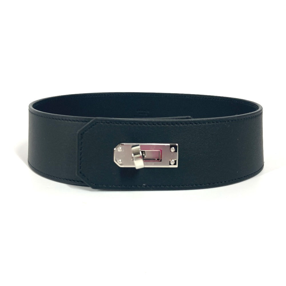 HERMES ケリー チョーカー ラージ アクセサリー ネックレス レザー レディース ブラック - brandshop-reference