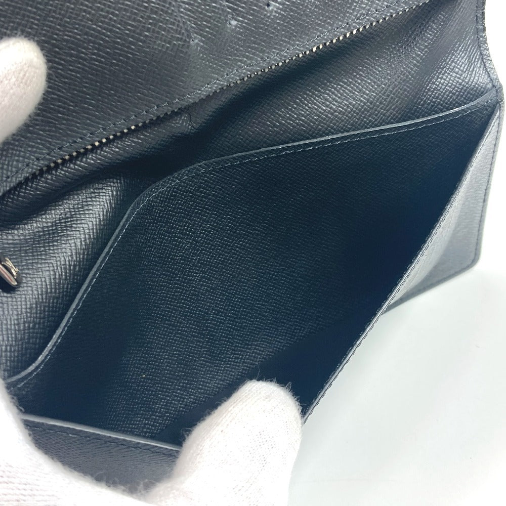 LOUIS VUITTON M60622 Epi Portefeuille Brazza Long Wallet Epi Leather Unisex Noir Black