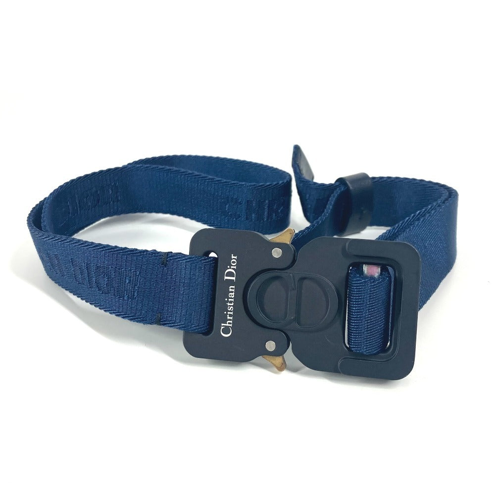 Dior CDロゴ ローラー ガチャベルト アクセサリー ベルト キャンバス メンズ ネイビー - brandshop-reference