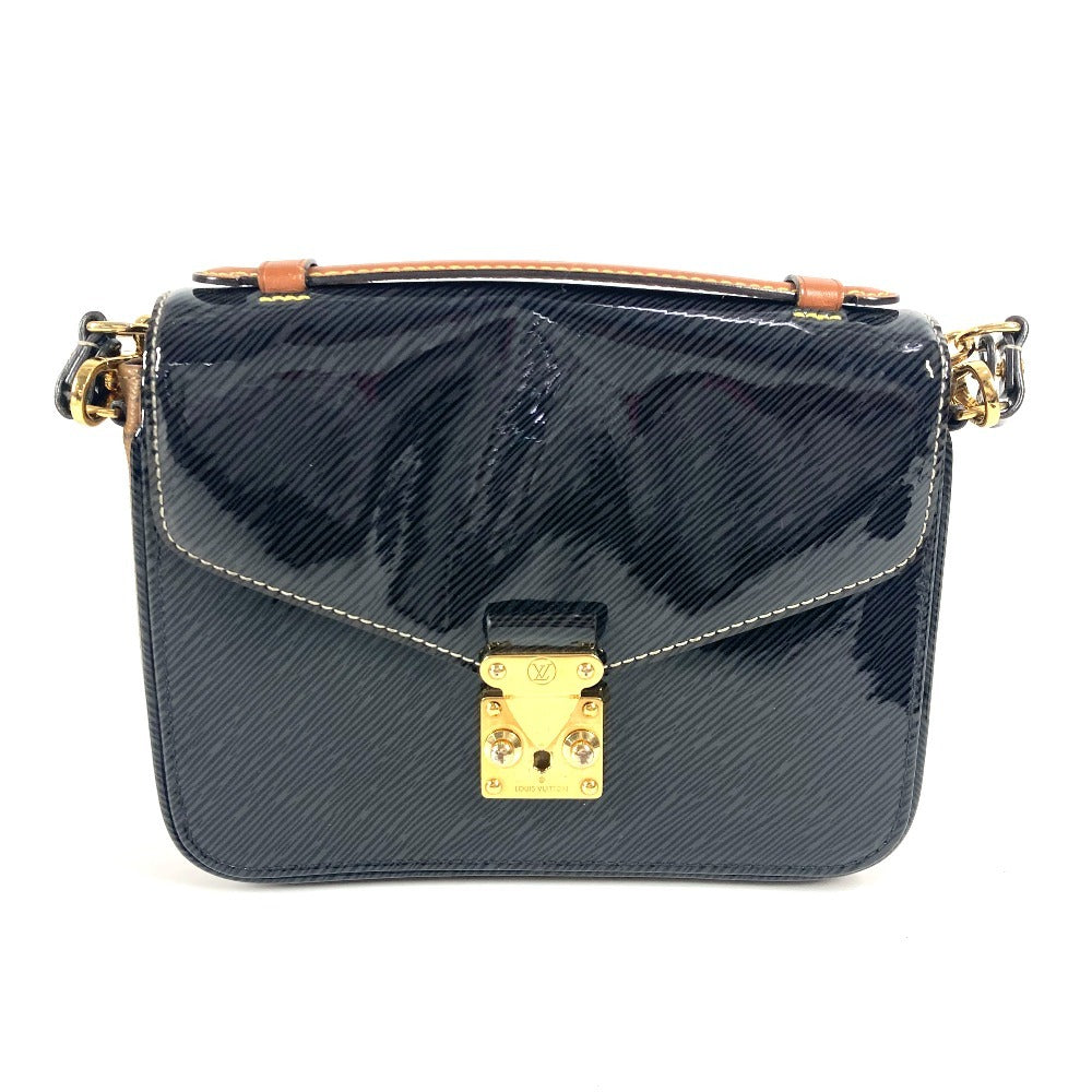 LOUIS VUITTON M54990 샤이니 에피 모노그램 리버스 포셰트 메티스 미니백 3WAY 백 핸드백 체인백 크로스바디 숄더백 모노그램 리버스 캔버스 여성 블랙