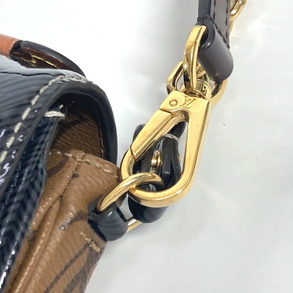 LOUIS VUITTON M54990 샤이니 에피 모노그램 리버스 포셰트 메티스 미니백 3WAY 백 핸드백 체인백 크로스바디 숄더백 모노그램 리버스 캔버스 여성 블랙