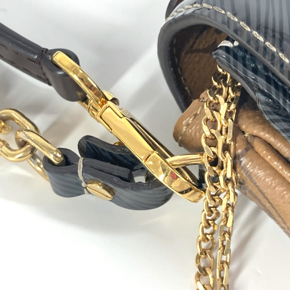 LOUIS VUITTON M54990 샤이니 에피 모노그램 리버스 포셰트 메티스 미니백 3WAY 백 핸드백 체인백 크로스바디 숄더백 모노그램 리버스 캔버스 여성 블랙