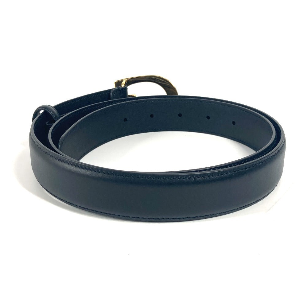 GUCCI 655566 Gロゴ バックル アクセサリー ベルト レザー メンズ ブラック - brandshop-reference