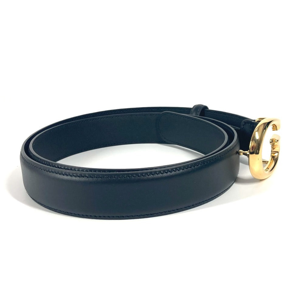 GUCCI 655566 Gロゴ バックル アクセサリー ベルト レザー メンズ ブラック - brandshop-reference
