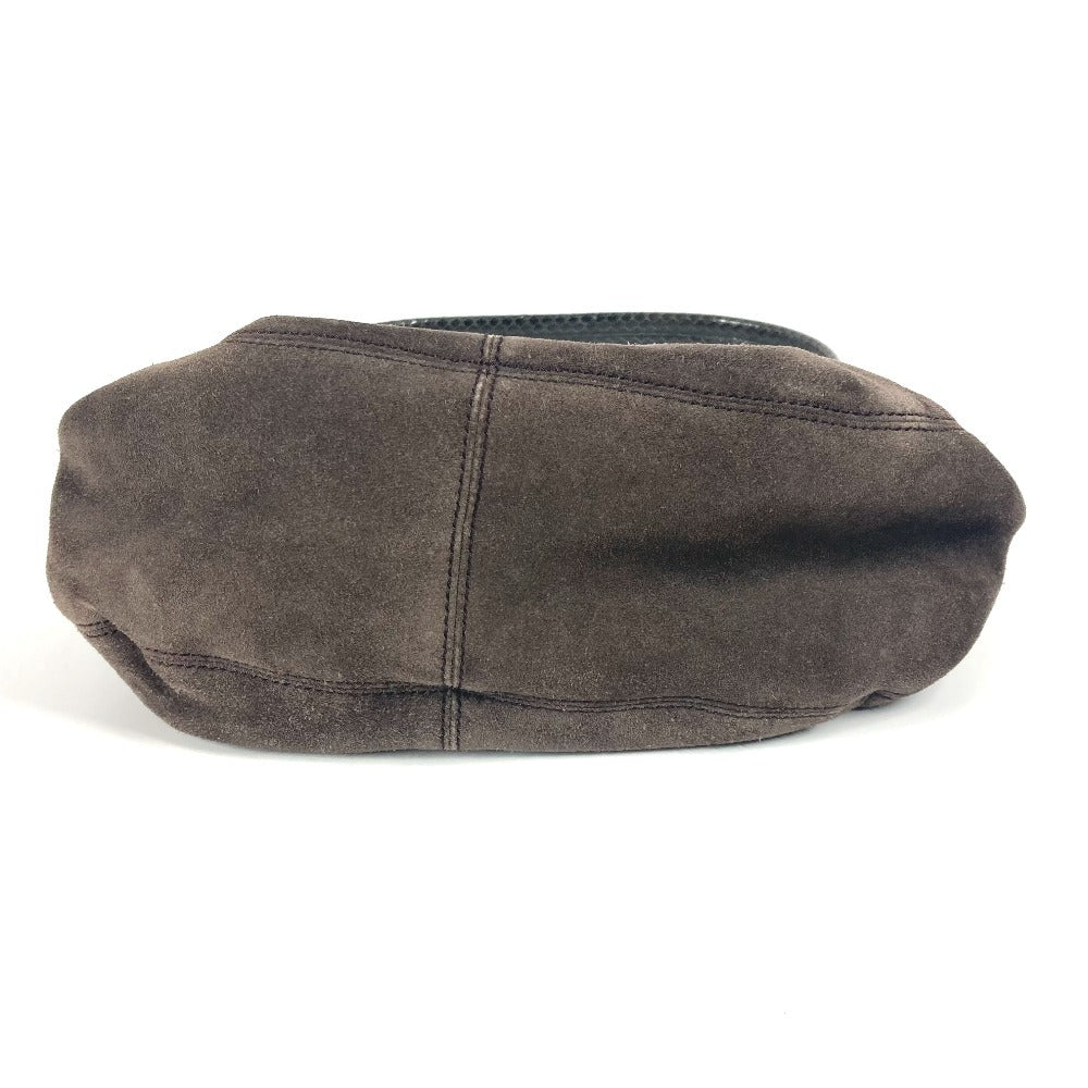 CARTIER マルチェロ ロゴ カバン トートバッグ ショルダーバッグ スエード ユニセックス ブラウン - brandshop-reference