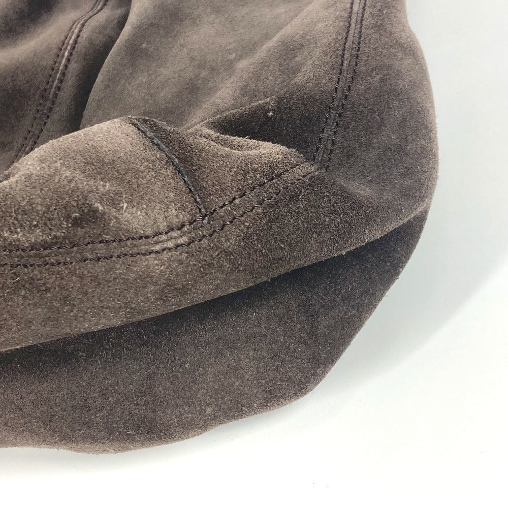 CARTIER マルチェロ ロゴ カバン トートバッグ ショルダーバッグ スエード ユニセックス ブラウン - brandshop-reference