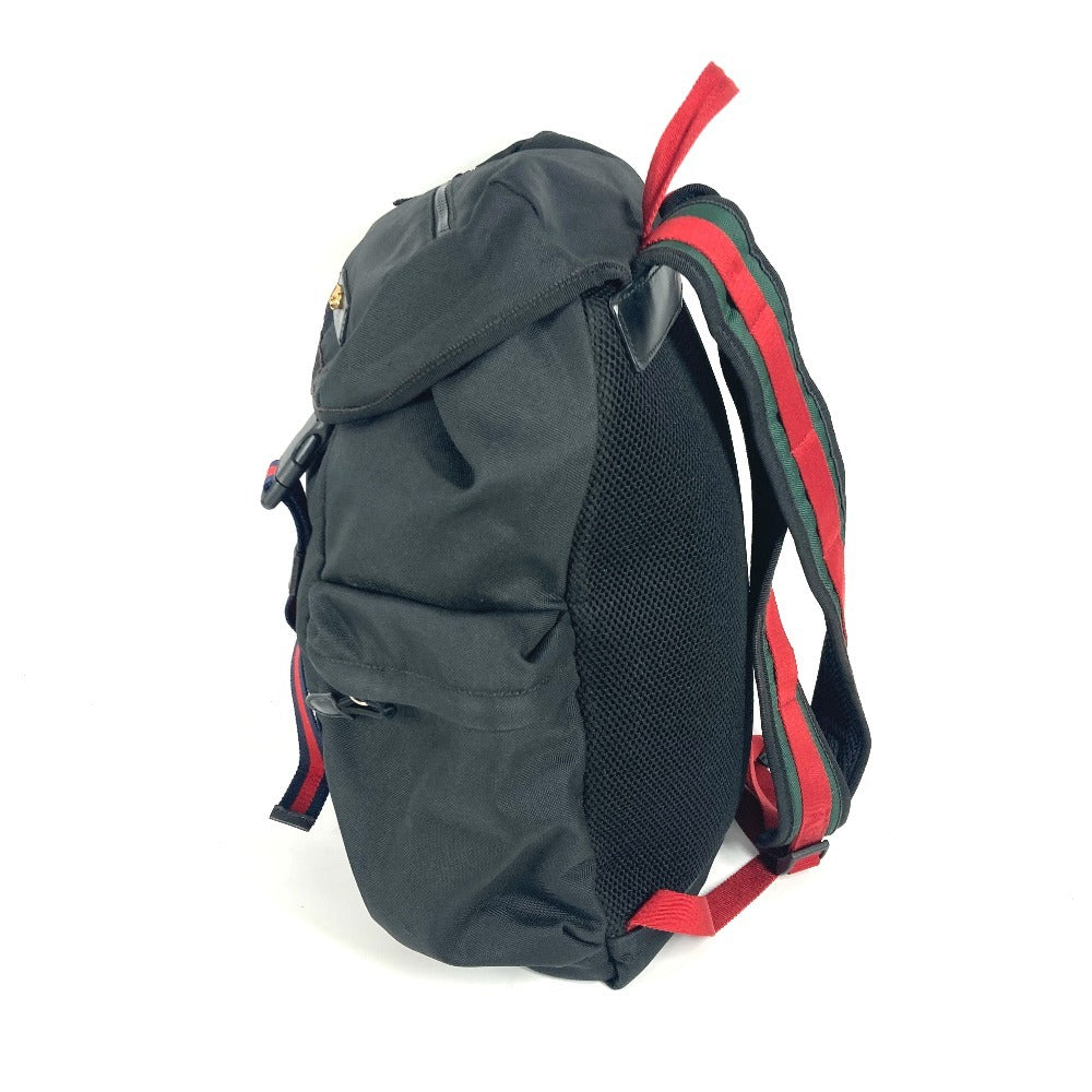 GUCCI 429037 ウェブライン シェリーライン エンブロイダリー タイガー バックパック シェリーライン カバン リュックサック ナイロンキャンバス ユニセックス ブラック - brandshop-reference