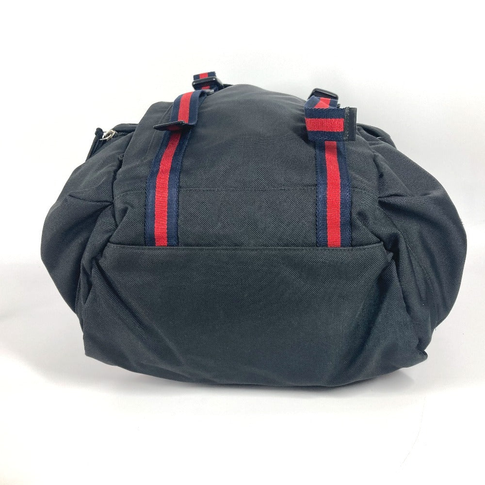 GUCCI 429037 ウェブライン シェリーライン エンブロイダリー タイガー バックパック シェリーライン カバン リュックサック ナイロンキャンバス ユニセックス ブラック - brandshop-reference