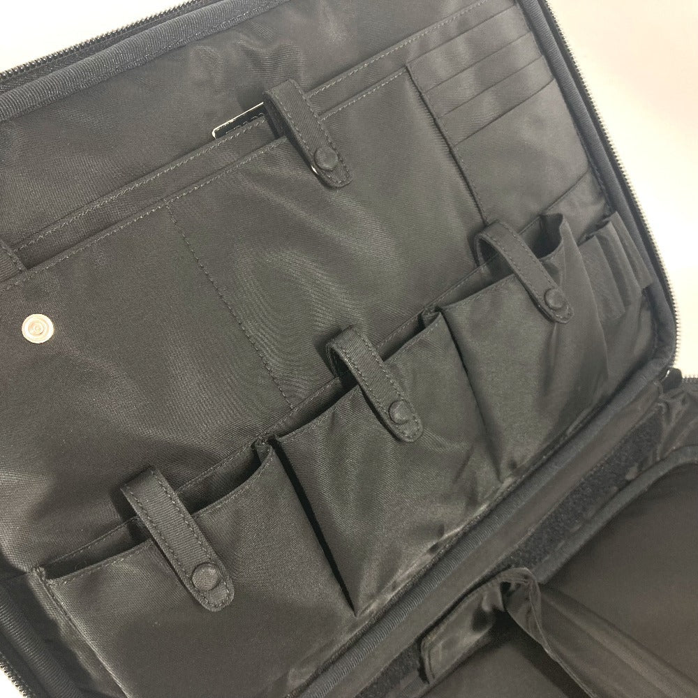 PRADA トライアングルロゴ 三角ロゴ プレート 2WAYバッグ ハンドバッグ ビジネスバッグ ショルダーバッグ レザー/ナイロン ユニセックス ブラック - brandshop-reference