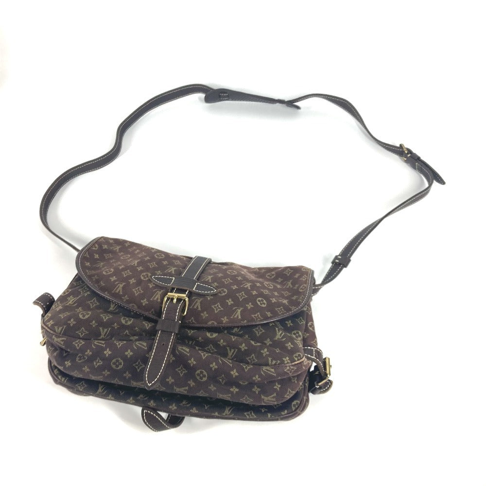 LOUIS VUITTON M95227 モノグラムミニラン ソミュール30 カバン 斜め掛け ショルダーバッグ モノグラムミニランキャンバス レディース フザン ブラウン - brandshop-reference