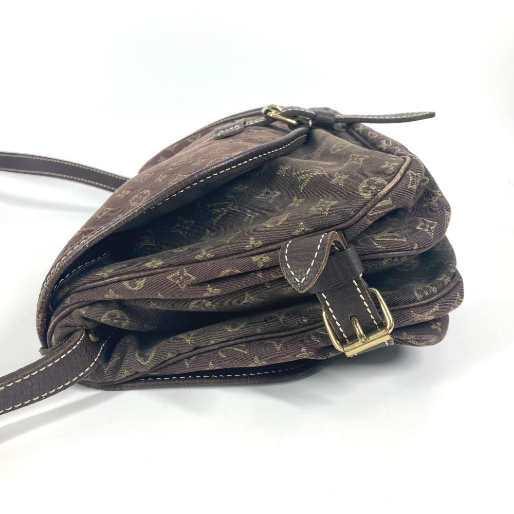 LOUIS VUITTON M95227 モノグラムミニラン ソミュール30 カバン 斜め掛け ショルダーバッグ モノグラムミニランキャンバス レディース フザン ブラウン - brandshop-reference