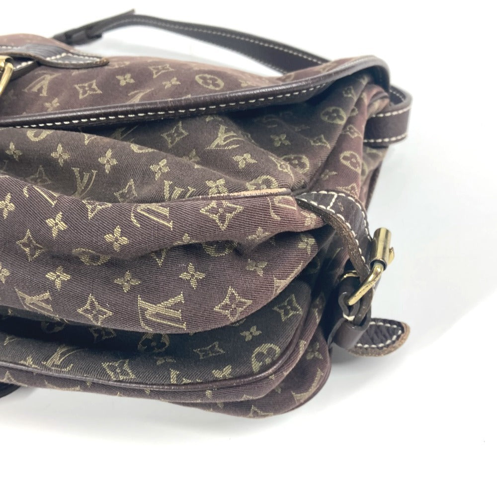 LOUIS VUITTON M95227 モノグラムミニラン ソミュール30 カバン 斜め掛け ショルダーバッグ モノグラムミニランキャンバス レディース フザン ブラウン - brandshop-reference