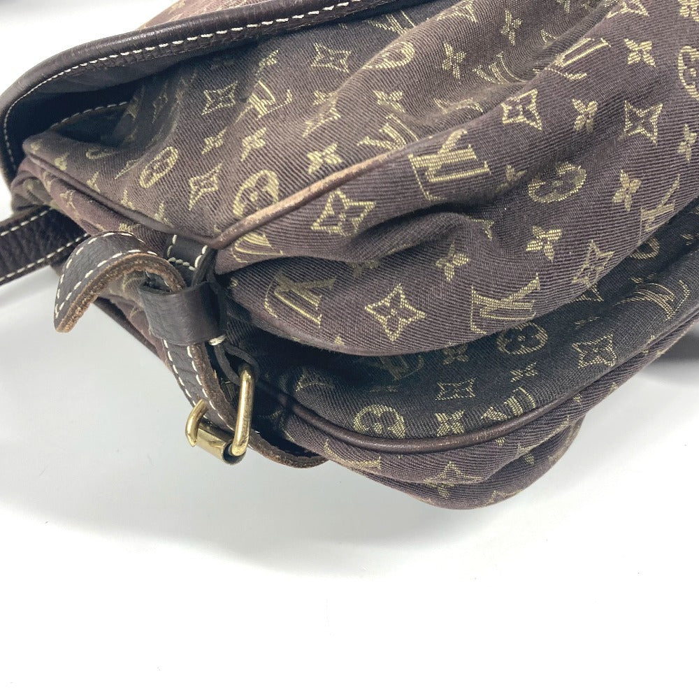 LOUIS VUITTON M95227 モノグラムミニラン ソミュール30 カバン 斜め掛け ショルダーバッグ モノグラムミニランキャンバス レディース フザン ブラウン - brandshop-reference