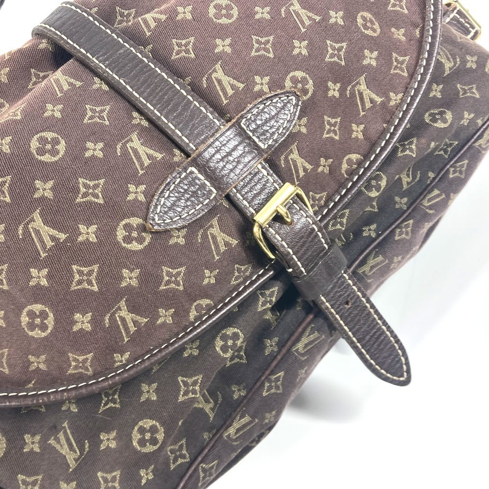 LOUIS VUITTON M95227 モノグラムミニラン ソミュール30 カバン 斜め掛け ショルダーバッグ モノグラムミニランキャンバス レディース フザン ブラウン - brandshop-reference