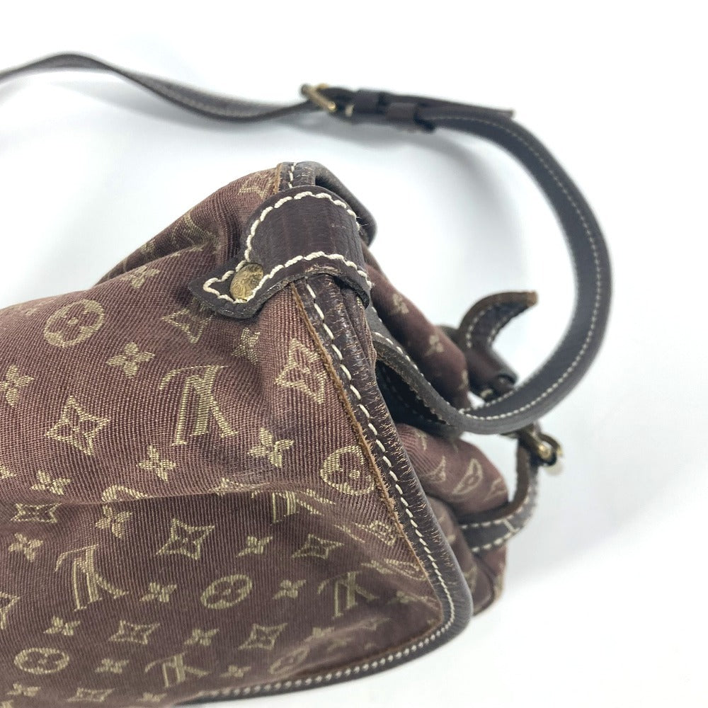 LOUIS VUITTON M95227 モノグラムミニラン ソミュール30 カバン 斜め掛け ショルダーバッグ モノグラムミニランキャンバス レディース フザン ブラウン - brandshop-reference