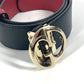 GUCCI 450000 ダブルGロゴ バックル アクセサリー ベルト レザー ユニセックス レッド - brandshop-reference