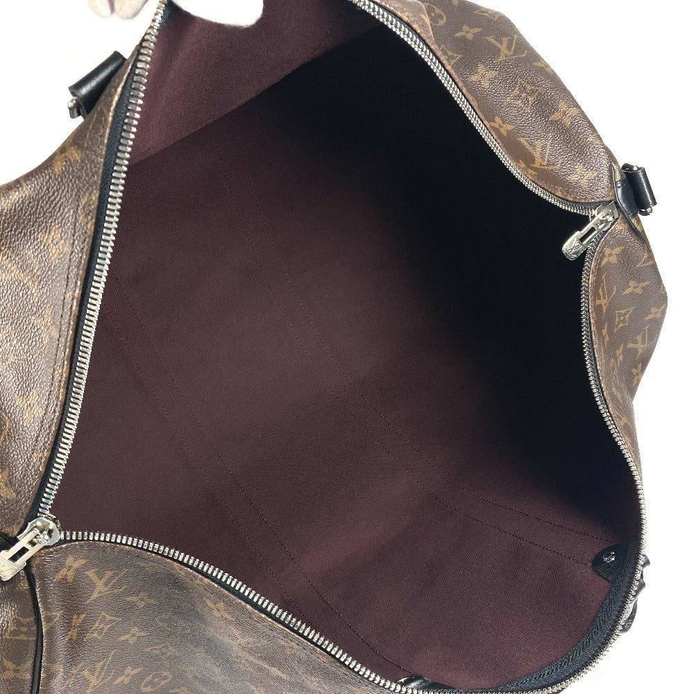 LOUIS VUITTON M56714 モノグラムマカサー キーポルバンドリエール55 カバン 旅行バッグ トラベルバッグ 2WAYバッグ ショルダーバッグ ボストンバッグ モノグラムマカサーキャンバス ユニセックス ブラウン - brandshop-reference