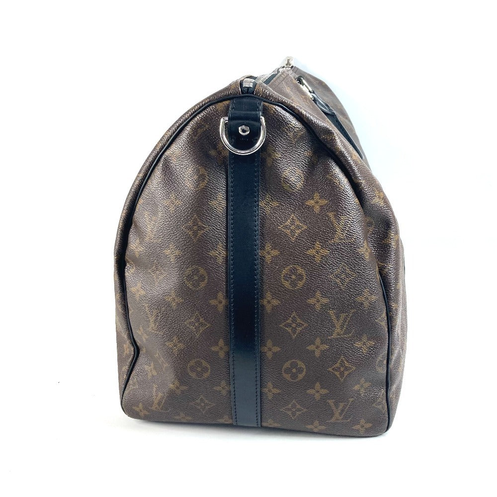 LOUIS VUITTON M56714 モノグラムマカサー キーポルバンドリエール55 カバン 旅行バッグ トラベルバッグ 2WAYバッグ ショルダーバッグ ボストンバッグ モノグラムマカサーキャンバス ユニセックス ブラウン - brandshop-reference