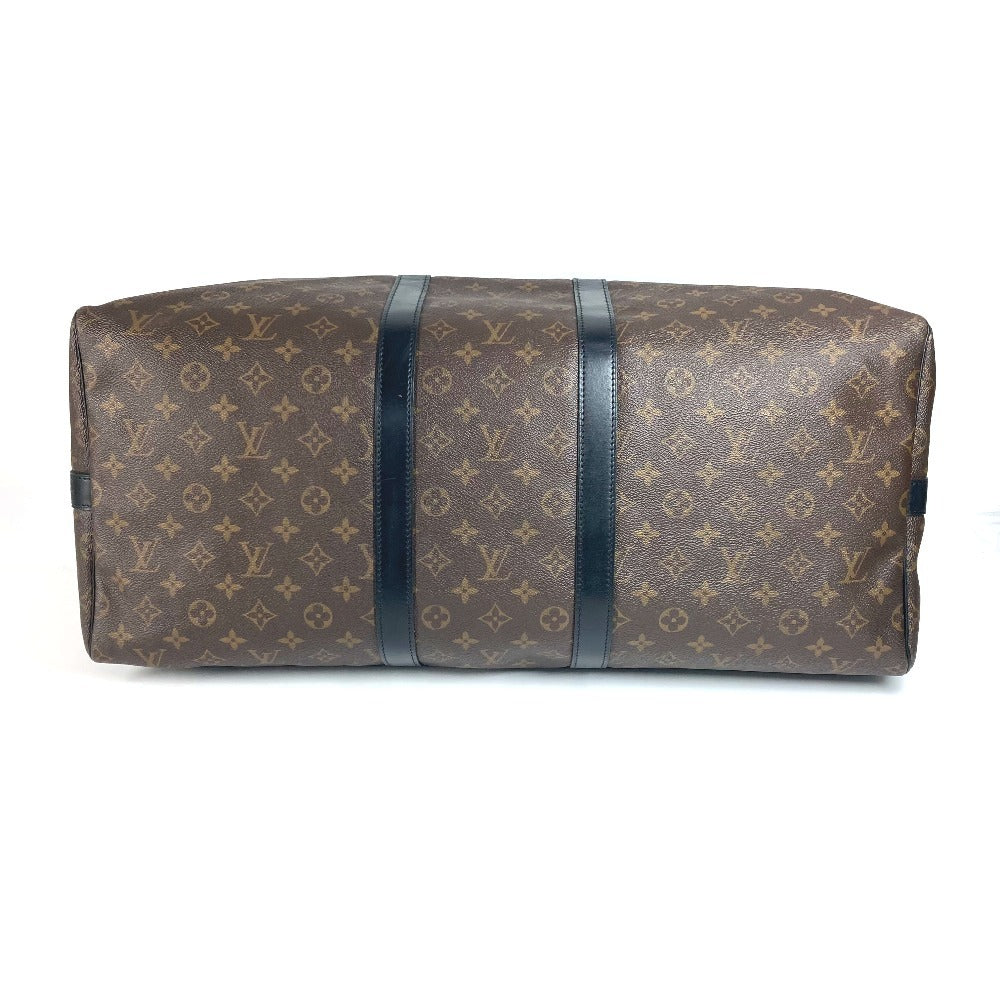 LOUIS VUITTON M56714 モノグラムマカサー キーポルバンドリエール55 カバン 旅行バッグ トラベルバッグ 2WAYバッグ ショルダーバッグ ボストンバッグ モノグラムマカサーキャンバス ユニセックス ブラウン - brandshop-reference
