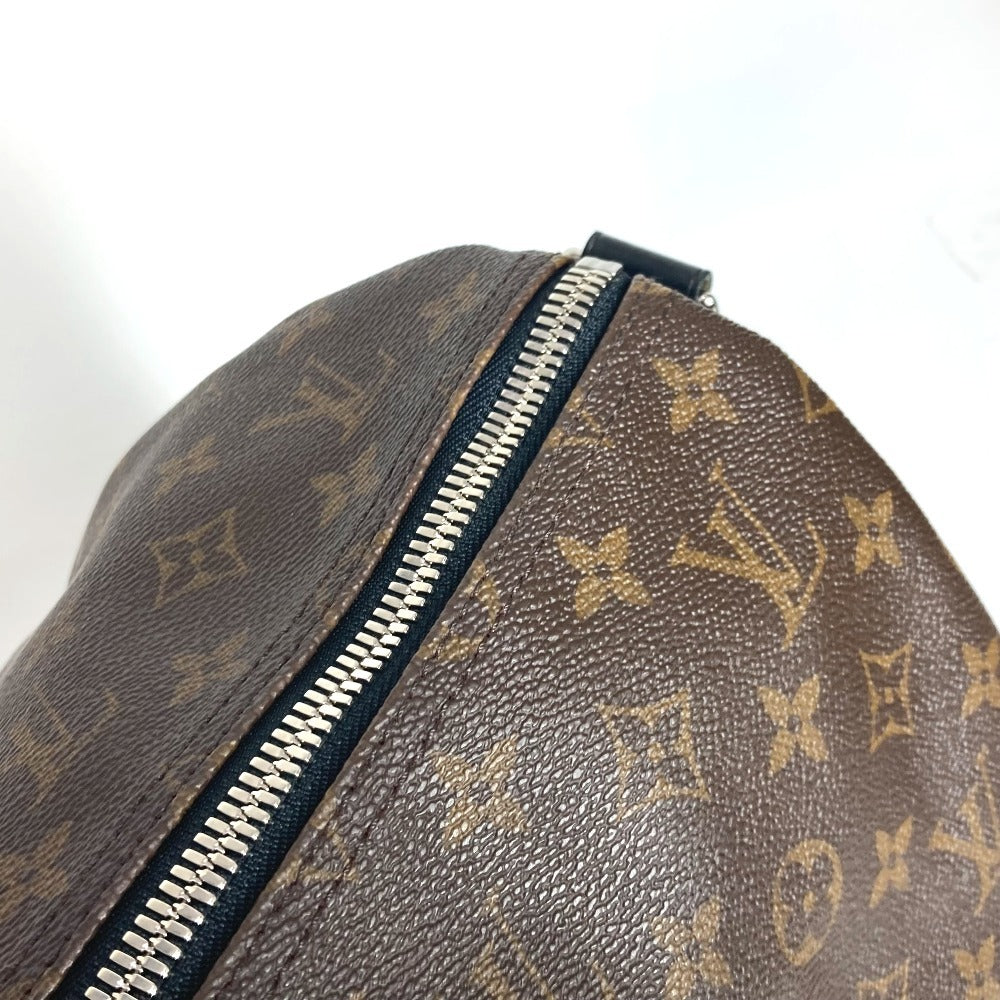LOUIS VUITTON M56714 モノグラムマカサー キーポルバンドリエール55 カバン 旅行バッグ トラベルバッグ 2WAYバッグ ショルダーバッグ ボストンバッグ モノグラムマカサーキャンバス ユニセックス ブラウン - brandshop-reference