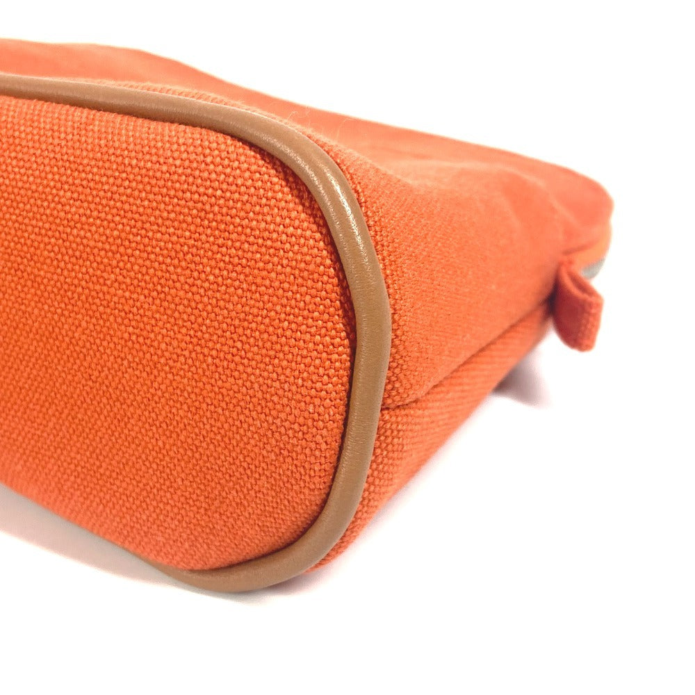 HERMES ポーチ 《ボリード》 ミニ メイクポーチ ポーチ 化粧ポーチ キャンバス レディース オランジュ・フー オレンジ - brandshop-reference