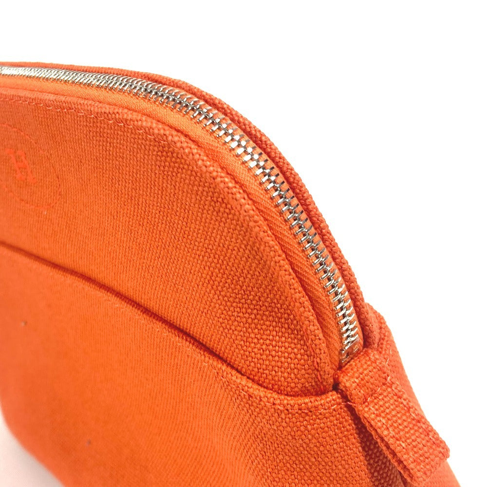 HERMES ポーチ 《ボリード》 ミニ メイクポーチ ポーチ 化粧ポーチ キャンバス レディース オランジュ・フー オレンジ - brandshop-reference