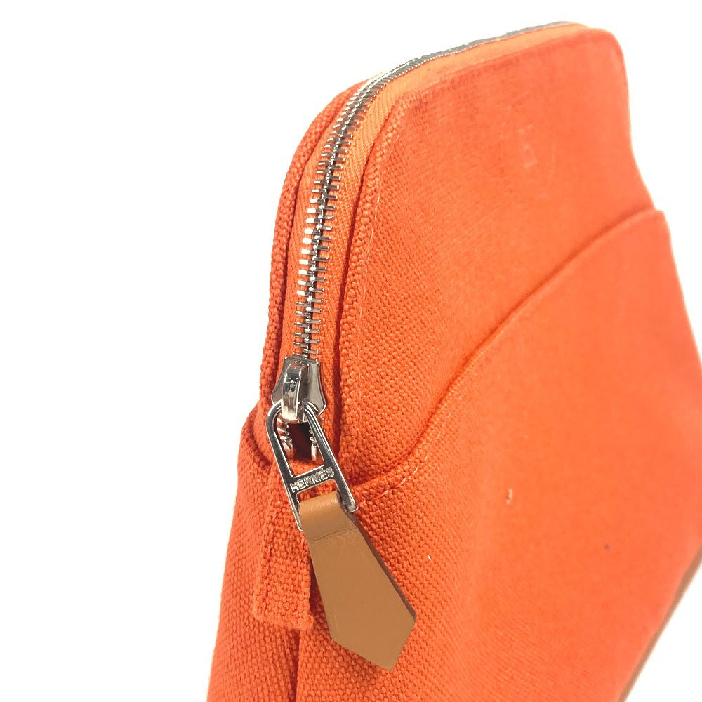 HERMES ポーチ 《ボリード》 ミニ メイクポーチ ポーチ 化粧ポーチ キャンバス レディース オランジュ・フー オレンジ - brandshop-reference