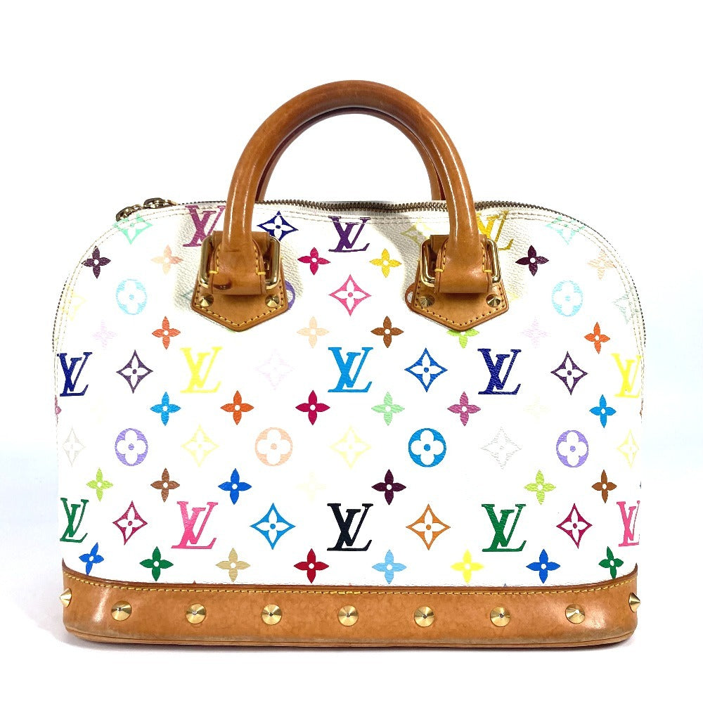 LOUIS VUITTON M92647 モノグラムマルチカラー アルマ カバン トートバッグ スタッズ ハンドバッグ モノグラムマルチカラーキャンバス レディース ブロン ホワイト - brandshop-reference