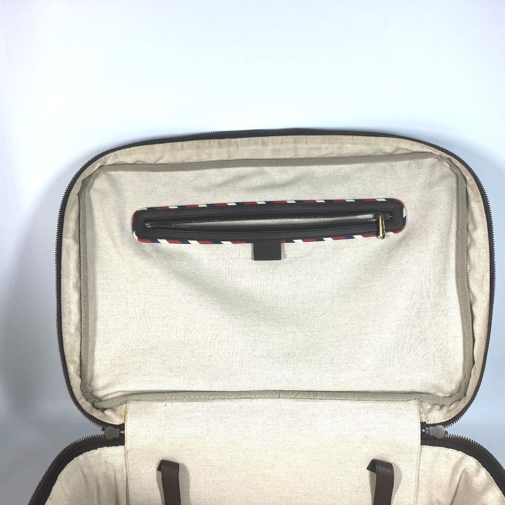 GUCCI 424501 GG Supreme Angry Cat Snake Patch Bag Travel Bag Travel Bag Trunk Duffle Bag GG Supreme Canvas Beige/Multicolore Used