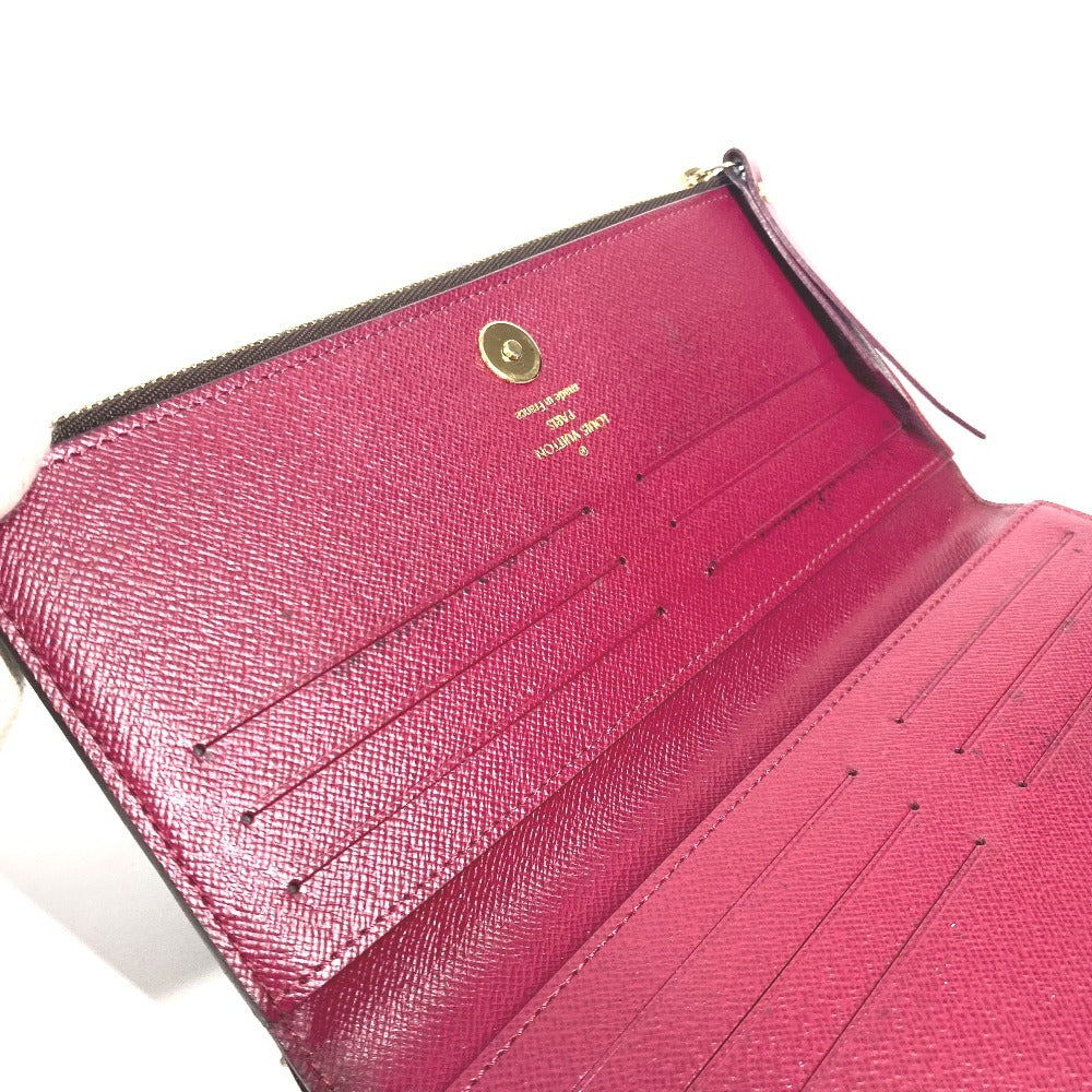 LOUIS VUITTON M61269 モノグラム ポルトフォイユ・アデル ロングウォレット 長財布 モノグラムキャンバス レディース フューシャ ピンク - brandshop-reference