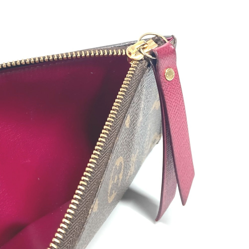 LOUIS VUITTON M61269 モノグラム ポルトフォイユ・アデル ロングウォレット 長財布 モノグラムキャンバス レディース フューシャ ピンク - brandshop-reference