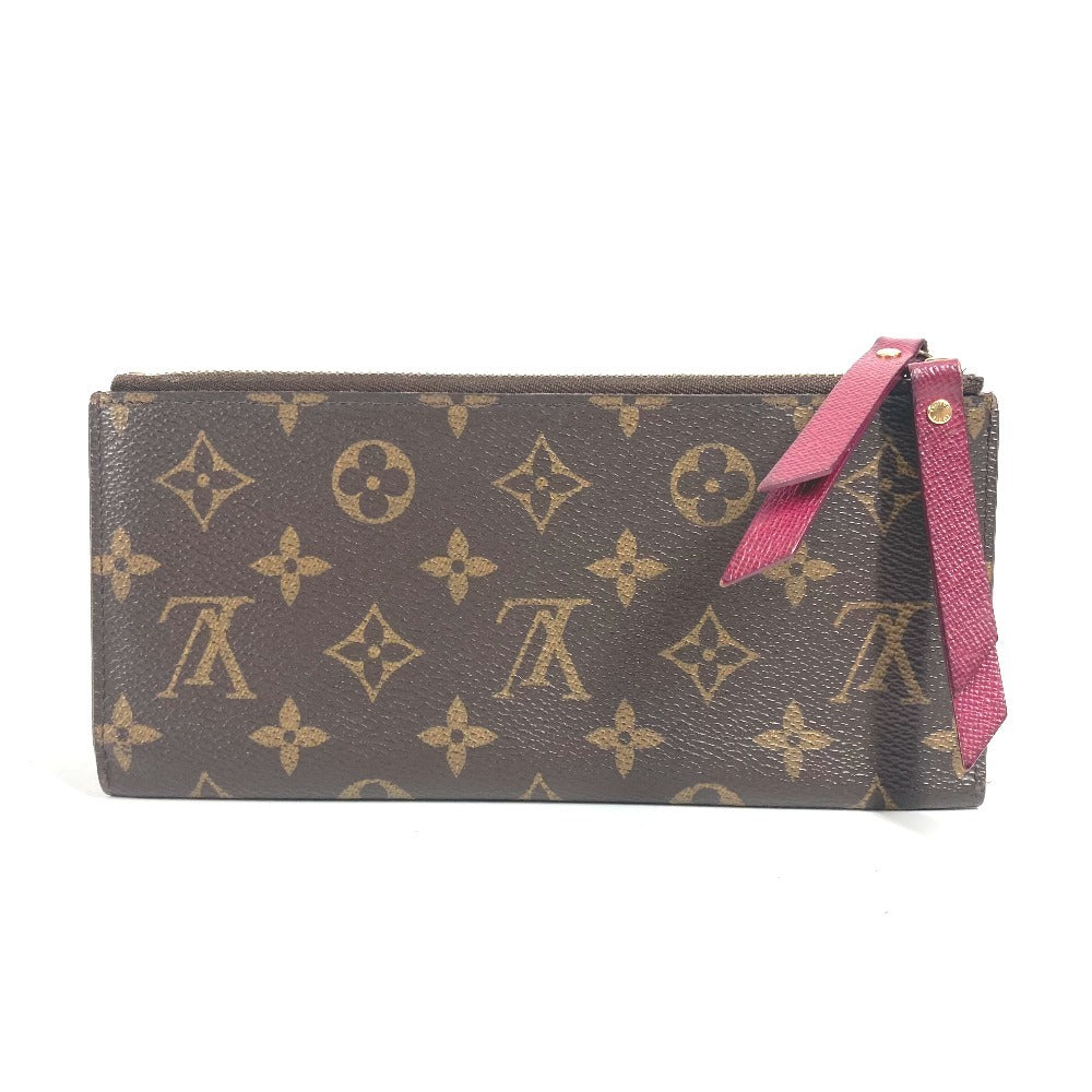 LOUIS VUITTON M61269 モノグラム ポルトフォイユ・アデル ロングウォレット 長財布 モノグラムキャンバス レディース フューシャ ピンク - brandshop-reference