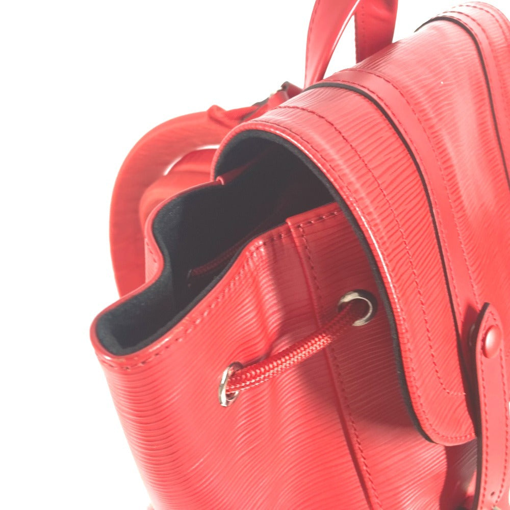 LOUIS VUITTON M53414 Supreme SUPREME collaboration Epi Christopher PM 17AW Backpack Bag Backpack Epi Leather Red/White Used