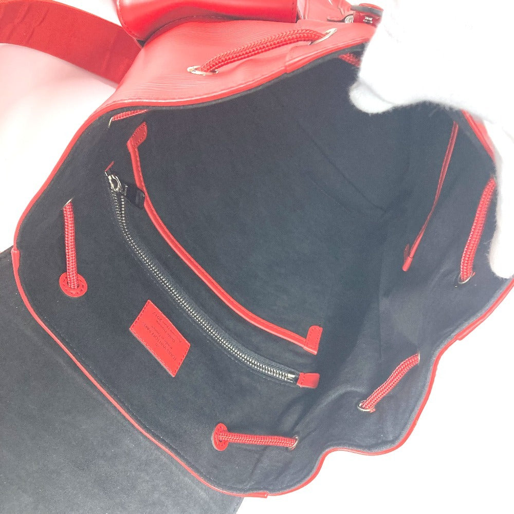 LOUIS VUITTON M53414 Supreme SUPREME collaboration Epi Christopher PM 17AW Backpack Bag Backpack Epi Leather Red/White Used