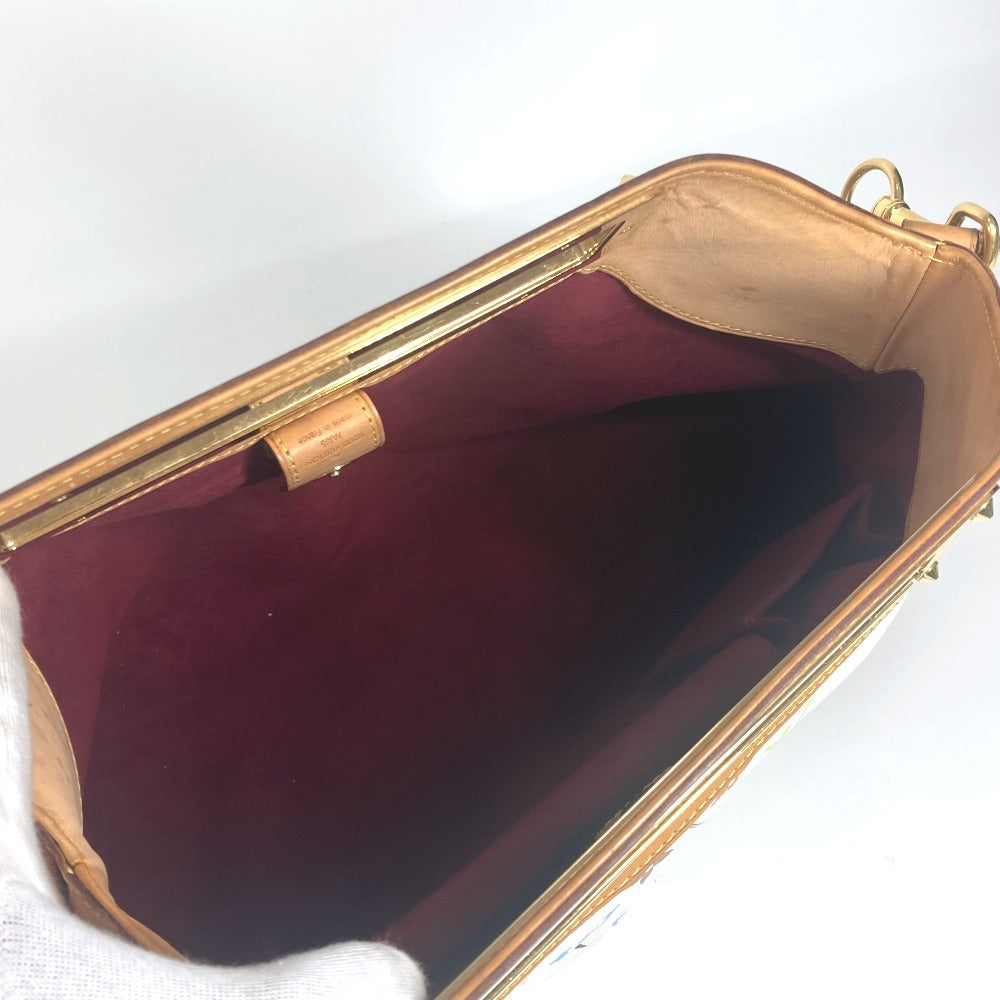 LOUIS VUITTON M40253 モノグラムマルチカラー ジュディGM カバン 肩掛け チェーン ハンドバッグ 2WAYバッグ ショルダーバッグ モノグラムマルチカラーキャンバス レディース ブロン ホワイト - brandshop-reference