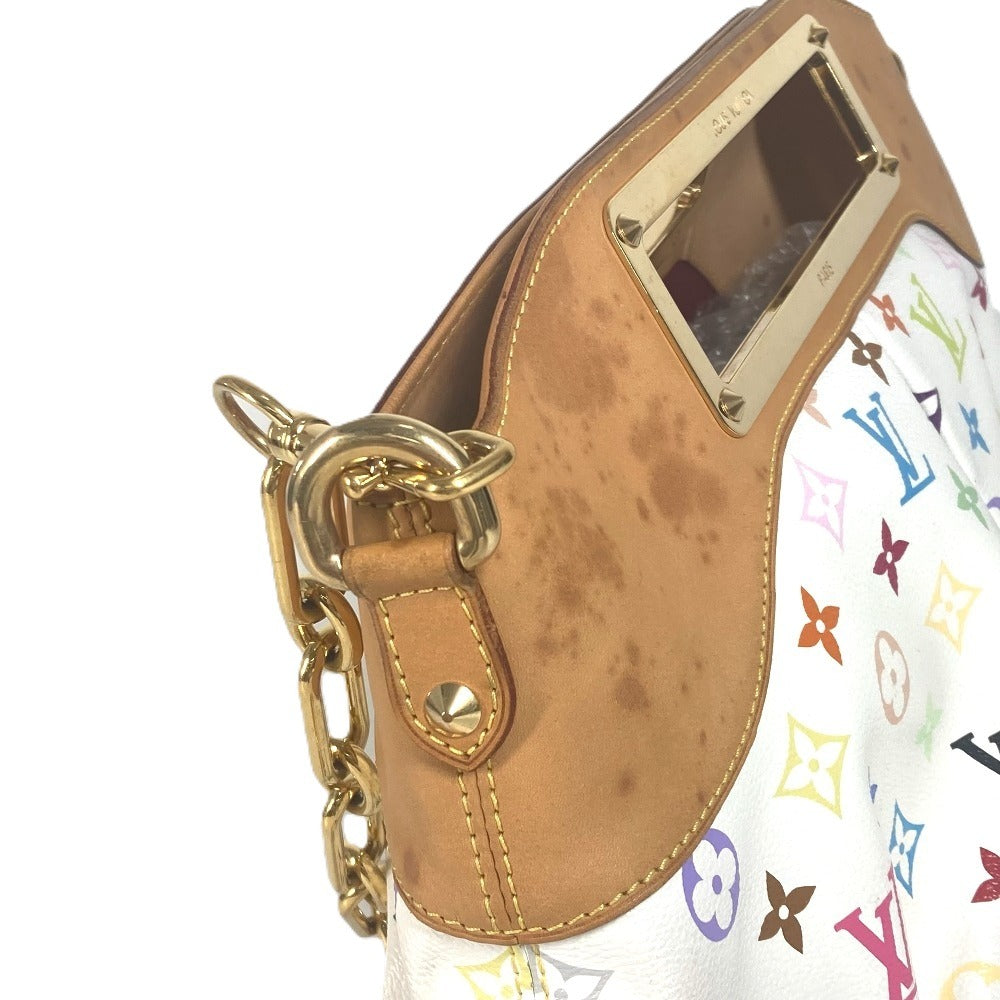 LOUIS VUITTON M40253 モノグラムマルチカラー ジュディGM カバン 肩掛け チェーン ハンドバッグ 2WAYバッグ ショルダーバッグ モノグラムマルチカラーキャンバス レディース ブロン ホワイト - brandshop-reference